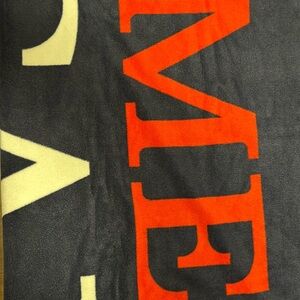 American Eagle Outfitters Black and Red Throw Blanket